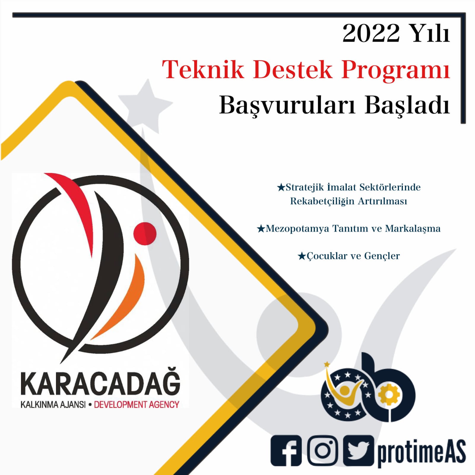 Karacadağ Kalkınma Ajansı 2022 Yılı Teknik Destek Programı